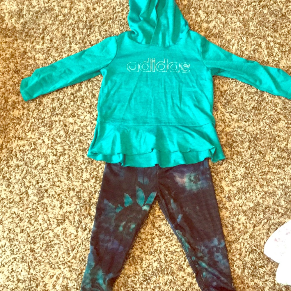 6 months baby girl Addias outfit.